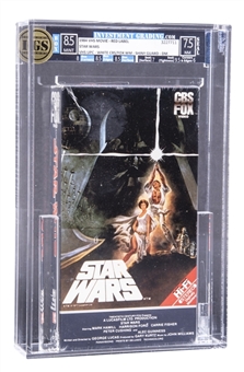 1984 Star Wars Sealed Red Label VHS Tape - IGS MINT 8.5/7.5